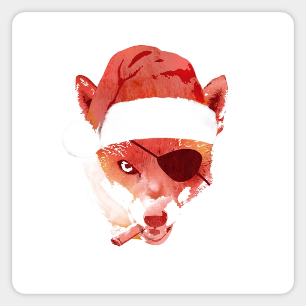 Bad Santa Fox Sticker by astronaut